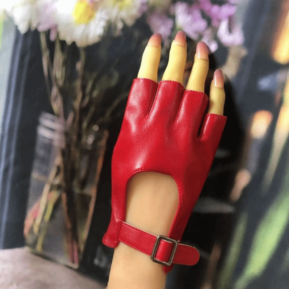 New Fashion Waterproof Fingerl - Leather Driving Glove 评论和价格