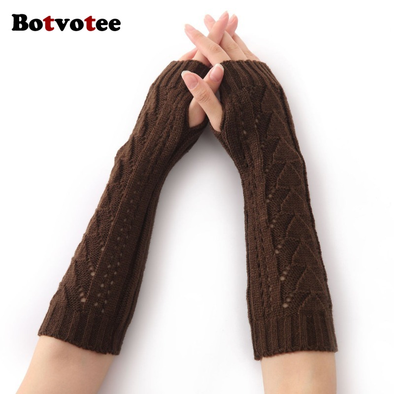 Botvotee for Women Winter Knit - Fingerless Glove Knit 评论和价格