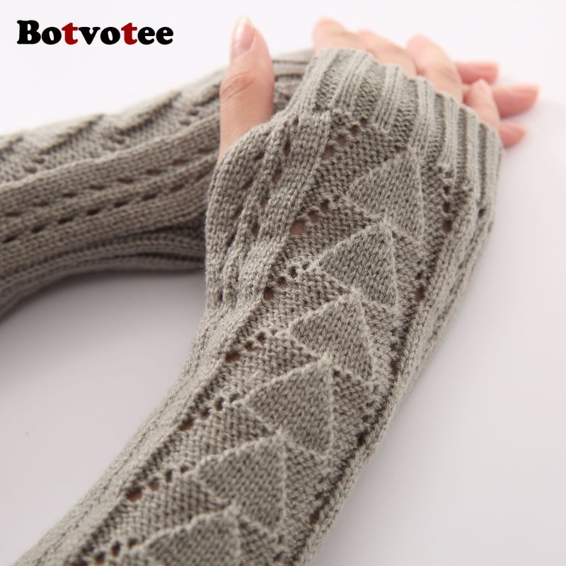 Botvotee for Women Winter Knit - Fingerless Glove Knit 评论和价格