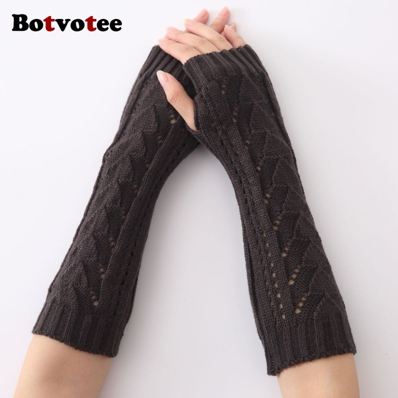 Botvotee for Women Winter Knit - Fingerless Glove Knit 评论和价格