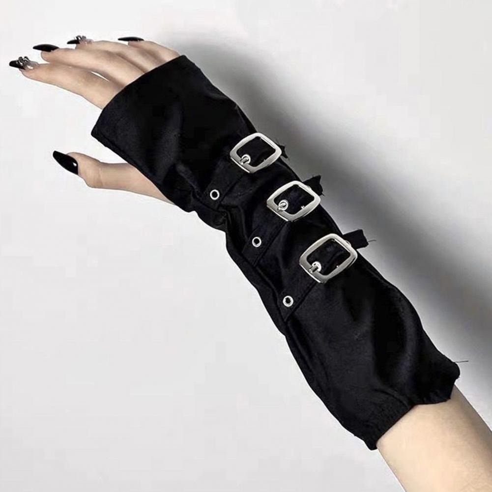 Goth Arm Warmers Fingerless Gl - Fingerless Glove Knit 评论和价格
