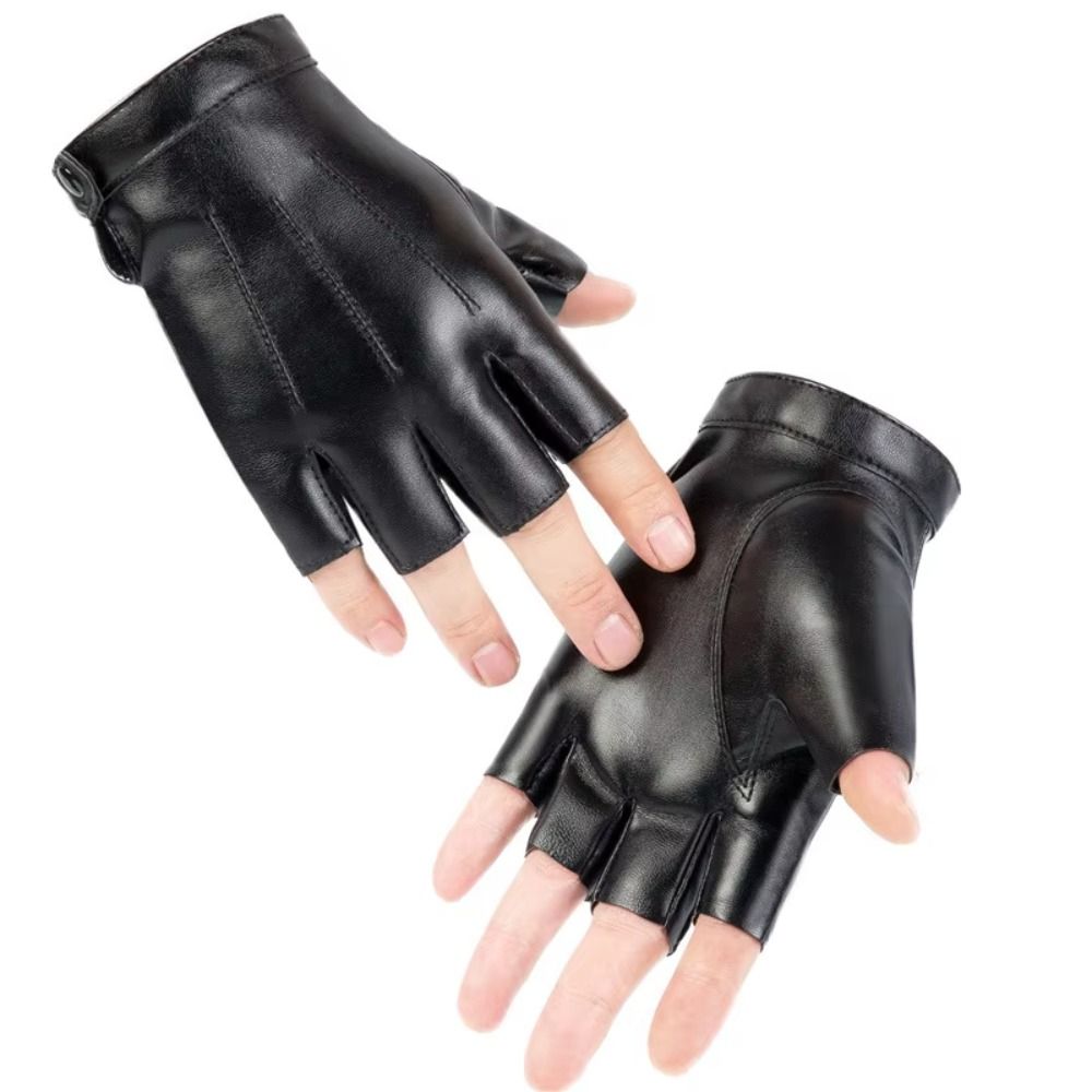 Fashion Punk PU Driving Gloves - Leather Driving Glove 评论和价格
