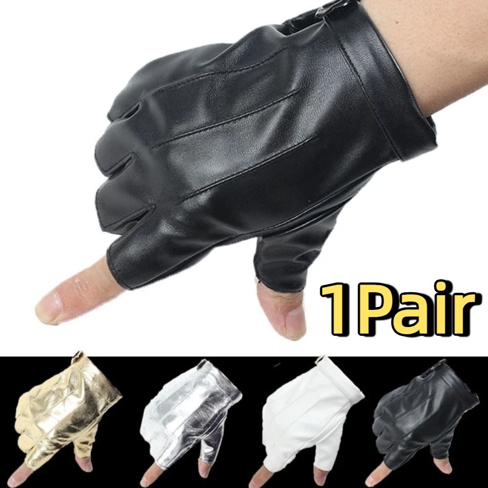 Fashion Punk PU Driving Gloves - Leather Driving Glove 评论和价格