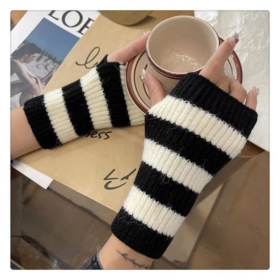 Y2k Accessories Cold Resistanc - Fingerless Glove Knit 评论和价格