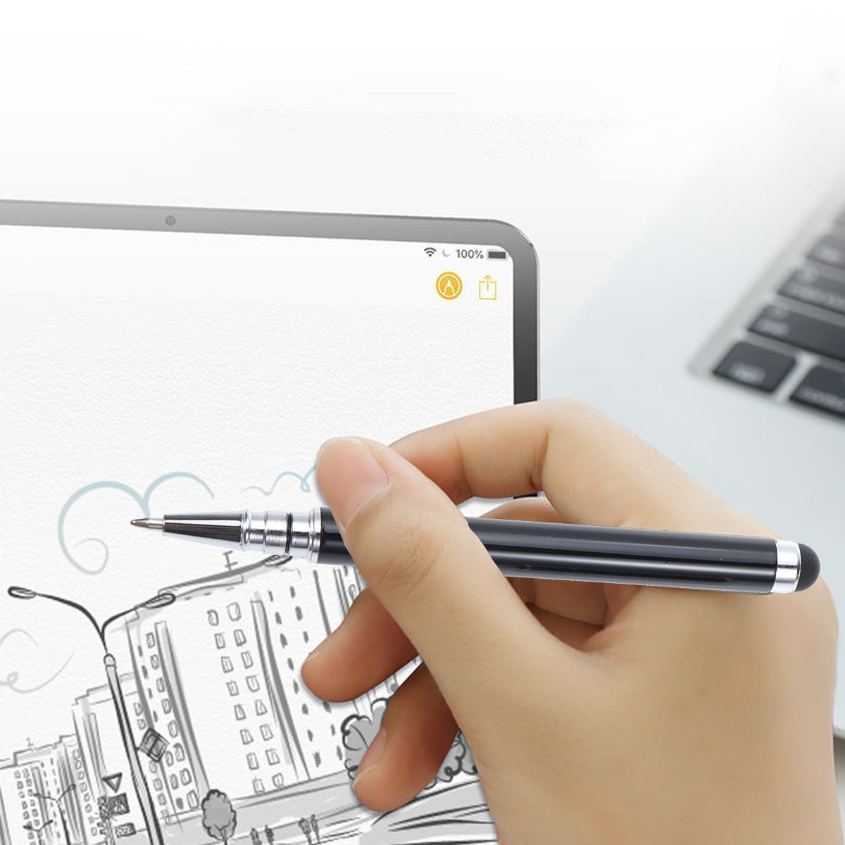 Metal Body Capacitive Stylus P - Touchscreen Glove Capacitive 评论和价格