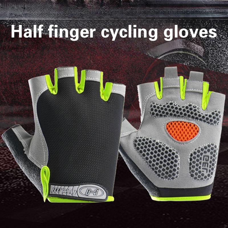 Unisex Half Finger Cycling Glo - Cycling Glove Padded 评论和价格